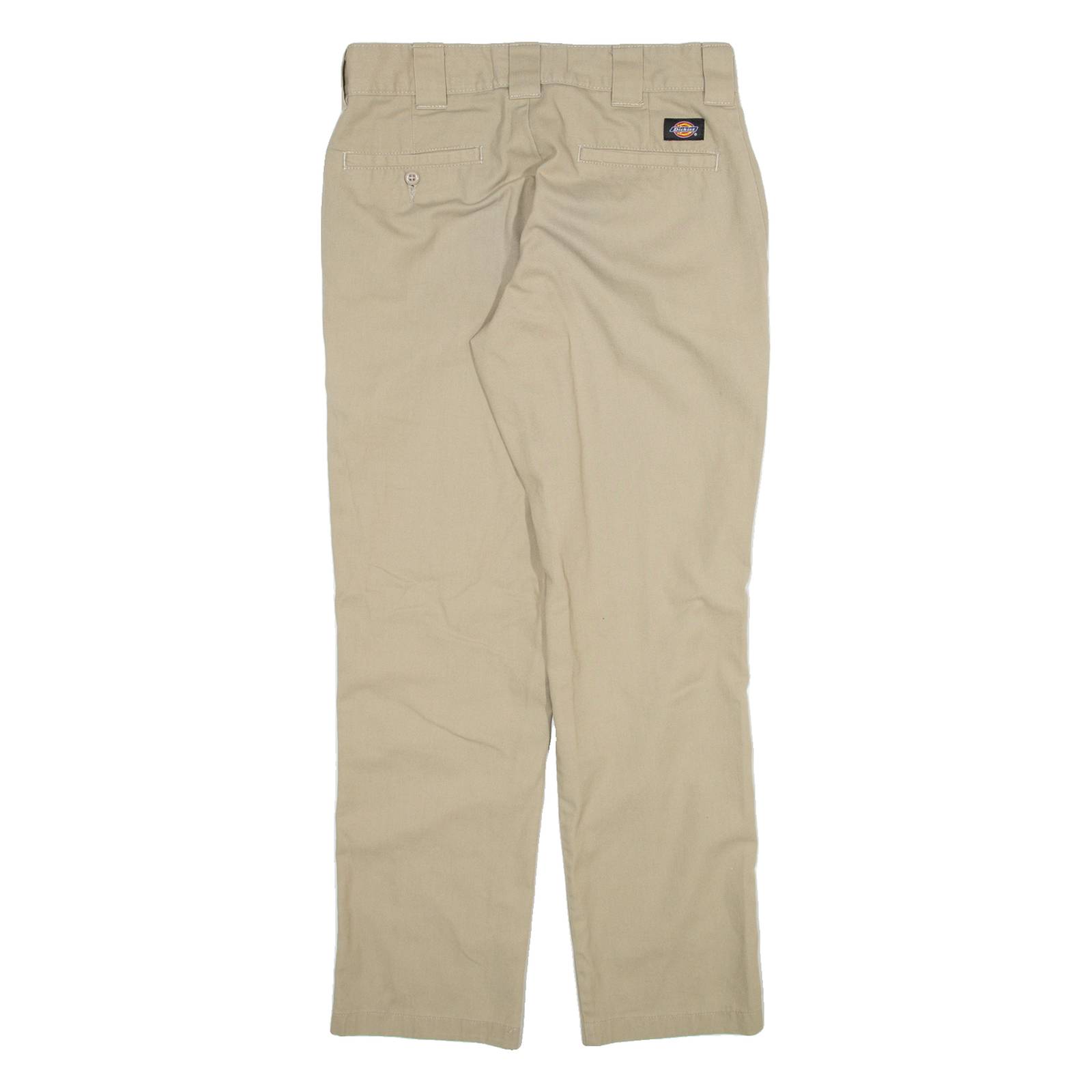 DICKIES Womens Trousers Beige Regular Straight W30 L30