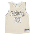 LA SHADY Womens Jersey Beige Sleeveless USA S