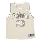 LA SHADY Womens Jersey Beige Sleeveless USA S