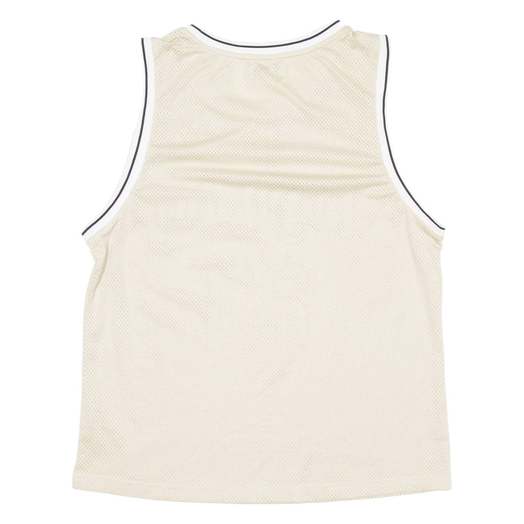LA SHADY Womens Jersey Beige Sleeveless USA S