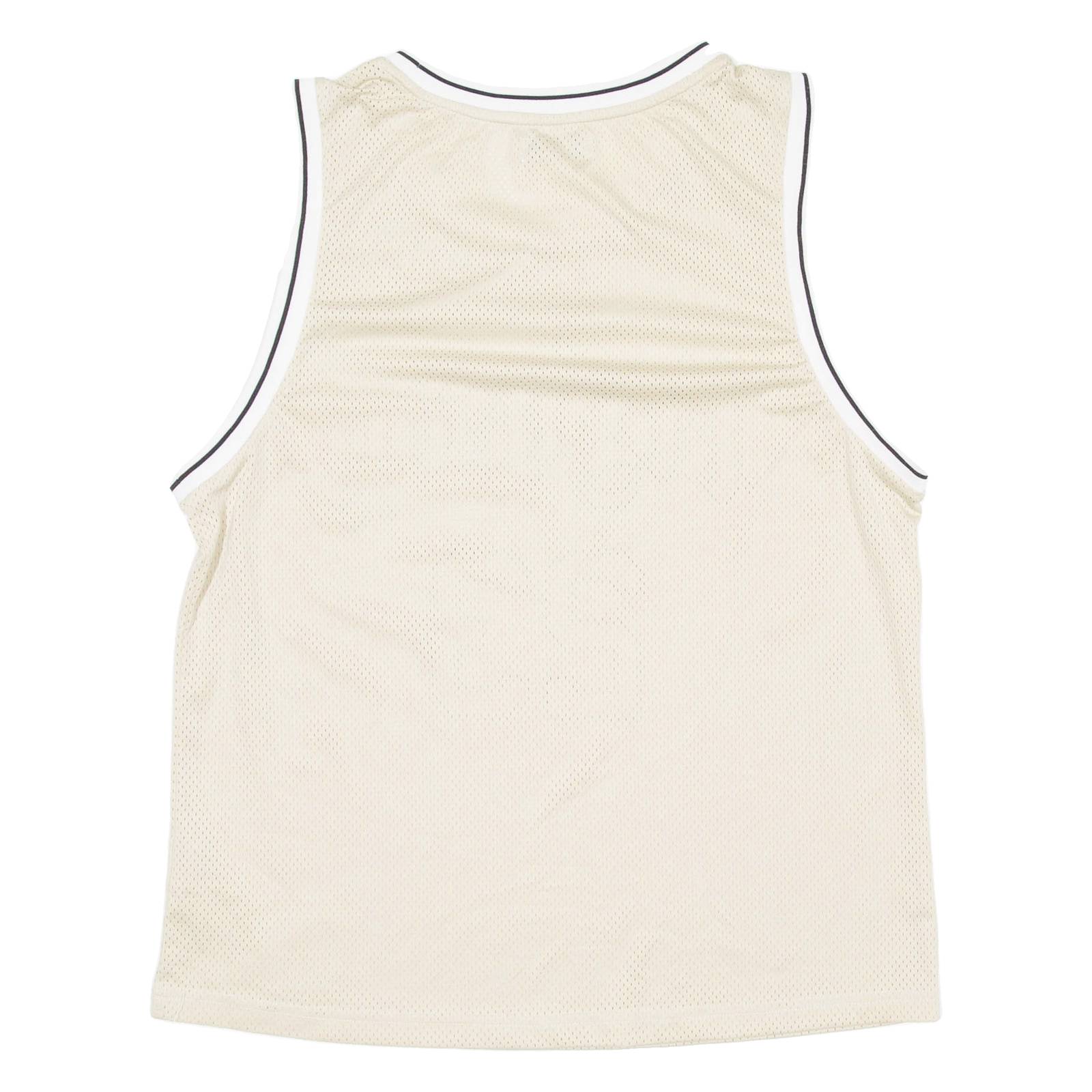 LA SHADY Womens Jersey Beige Sleeveless USA S