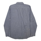 LEVI'S Mens Blue Plain Shirt XL Cotton Button Long Sleeve Casual Classic
