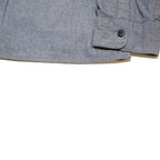 LEVI'S Mens Blue Plain Shirt XL Cotton Button Long Sleeve Casual Classic