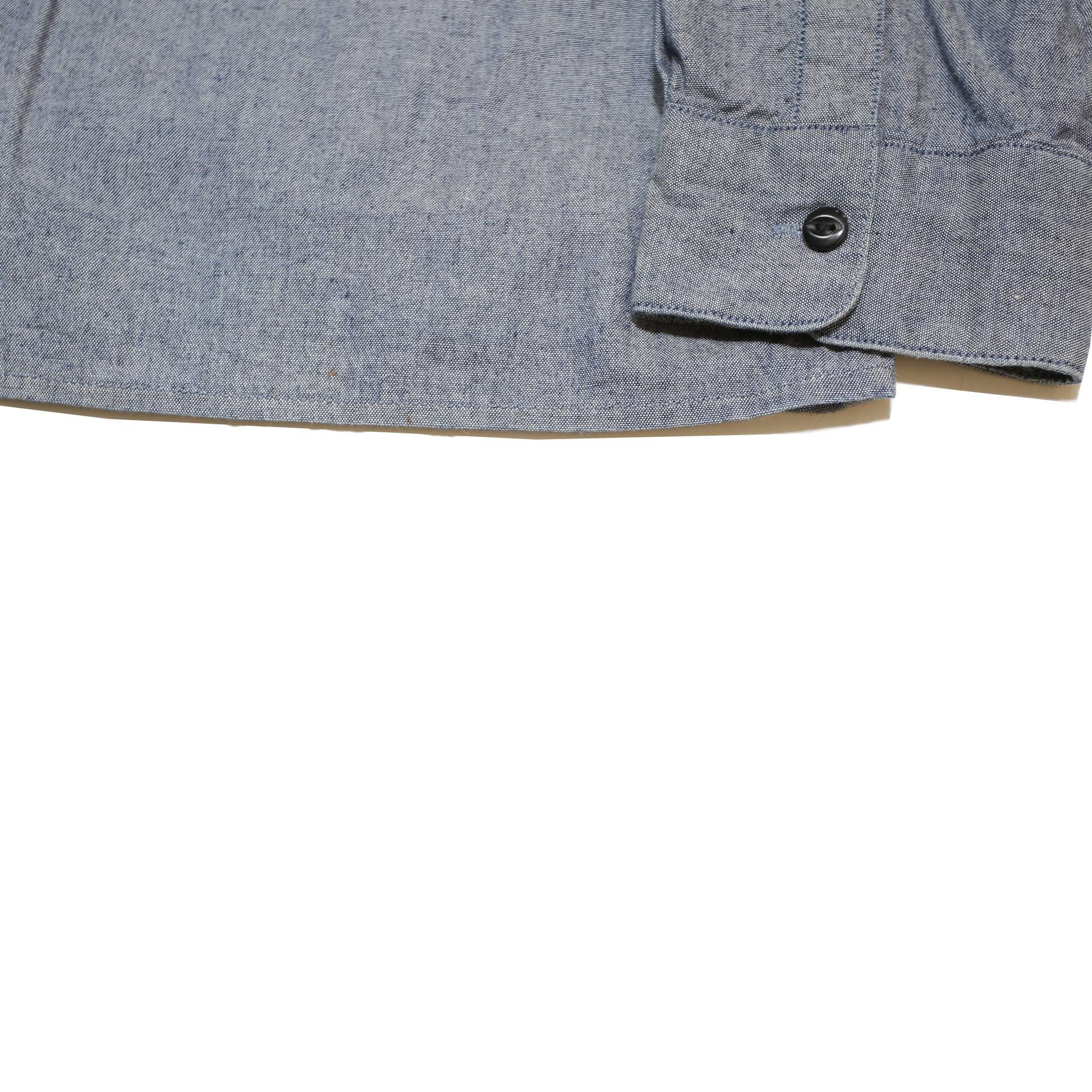 LEVI'S Mens Blue Plain Shirt XL Cotton Button Long Sleeve Casual Classic