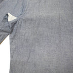 LEVI'S Mens Blue Plain Shirt XL Cotton Button Long Sleeve Casual Classic