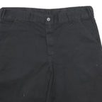 DICKIES Mens Shorts Black Casual L W36 Durable Workwear Polyester Blend