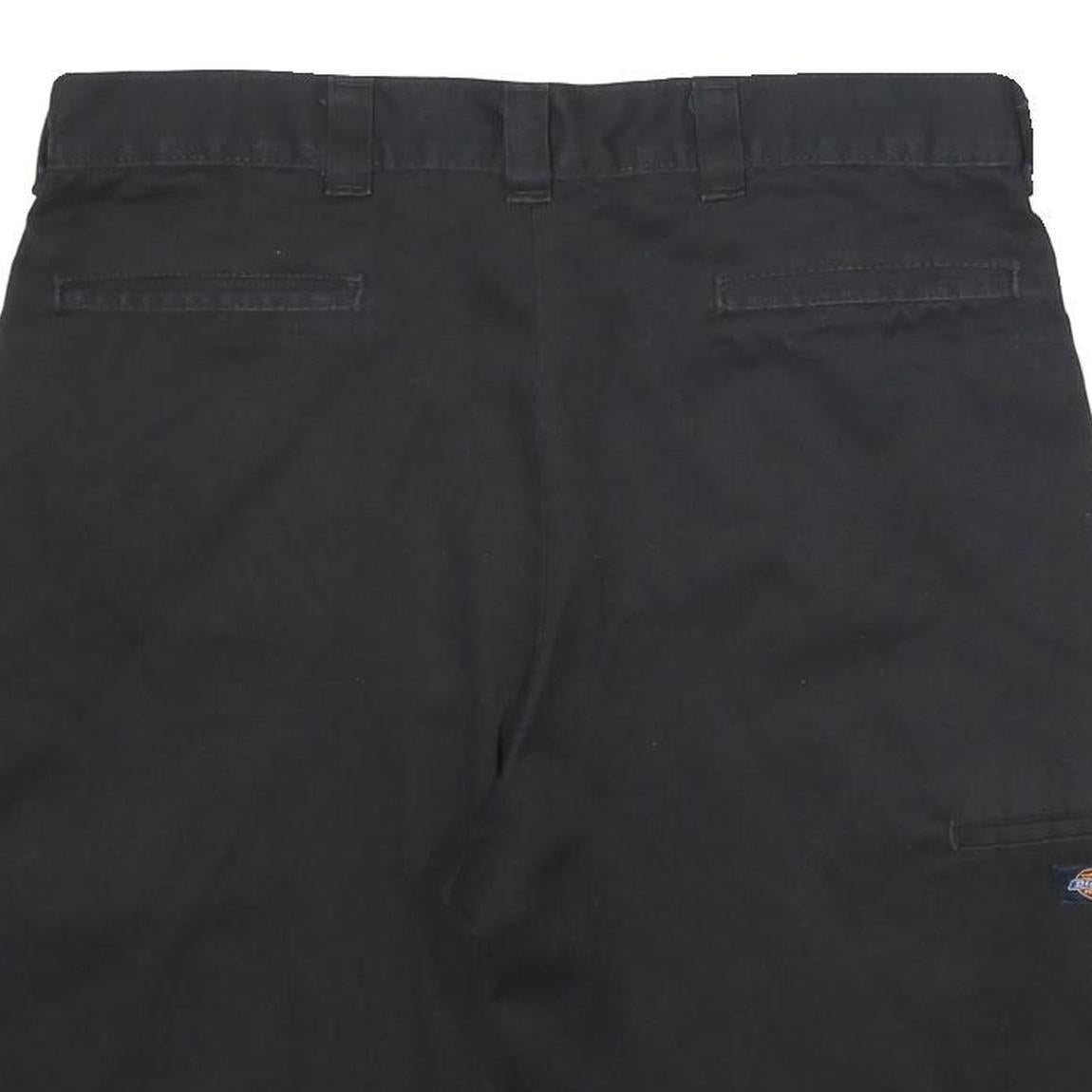 DICKIES Mens Shorts Black Casual L W36 Durable Workwear Polyester Blend