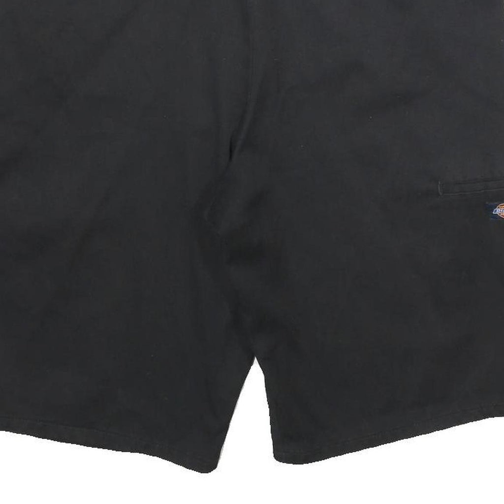 DICKIES Mens Shorts Black Casual L W36 Durable Workwear Polyester Blend