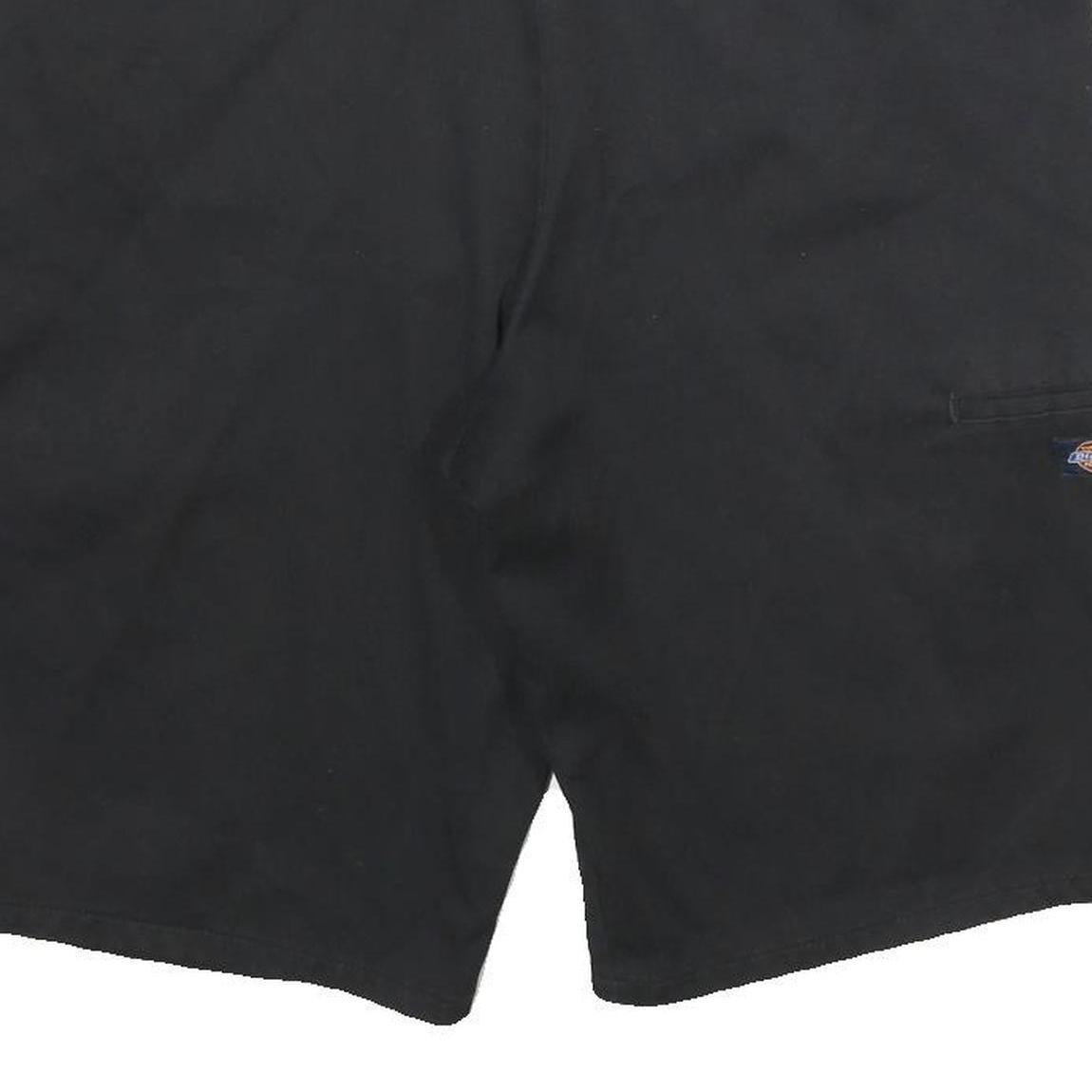 DICKIES Mens Shorts Black Casual L W36 Durable Workwear Polyester Blend