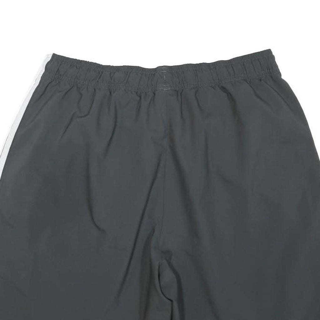 ADIDAS Mens Shorts Grey Casual L W30 Polyester Blend Elastic Waistband