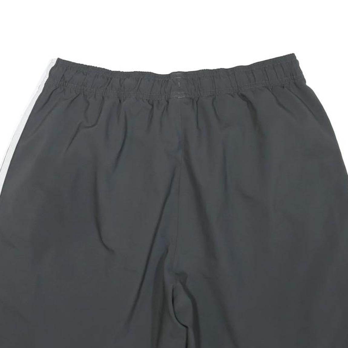 ADIDAS Mens Shorts Grey Casual L W30 Polyester Blend Elastic Waistband