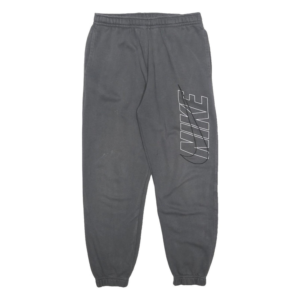 NIKE Mens Joggers Black M W30 L27 Cotton Blend Regular Tapered Fit Sportswear