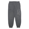 NIKE Mens Joggers Black M W30 L27 Cotton Blend Regular Tapered Fit Sportswear