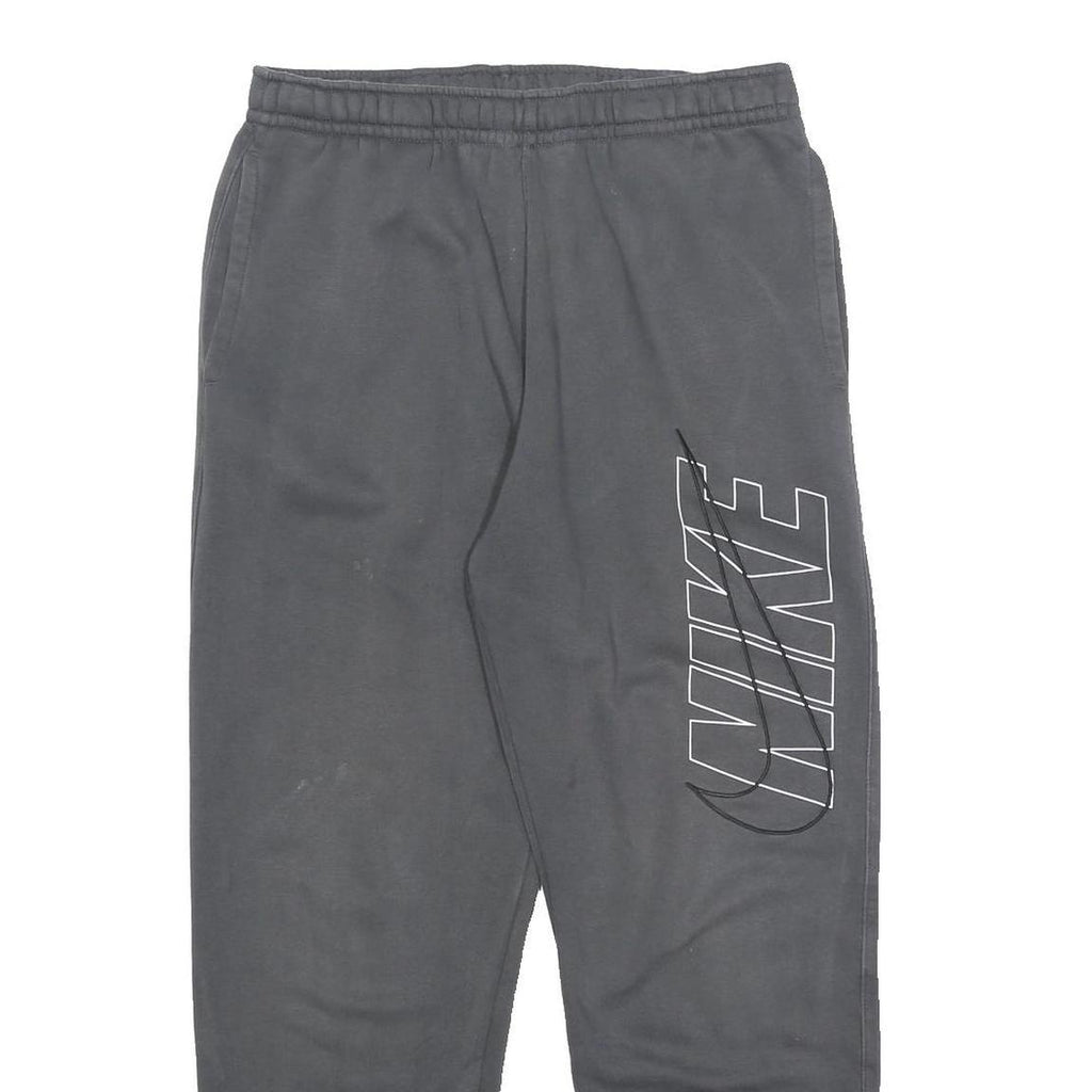 NIKE Mens Joggers Black M W30 L27 Cotton Blend Regular Tapered Fit Sportswear