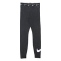 NIKE Womens Leggings Black Slim Tapered S W26 Cotton Blend Drawstring