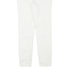 DKNY Womens Jeans White Slim Skinny Denim W27 L27 Zip Cotton Blend Fashion