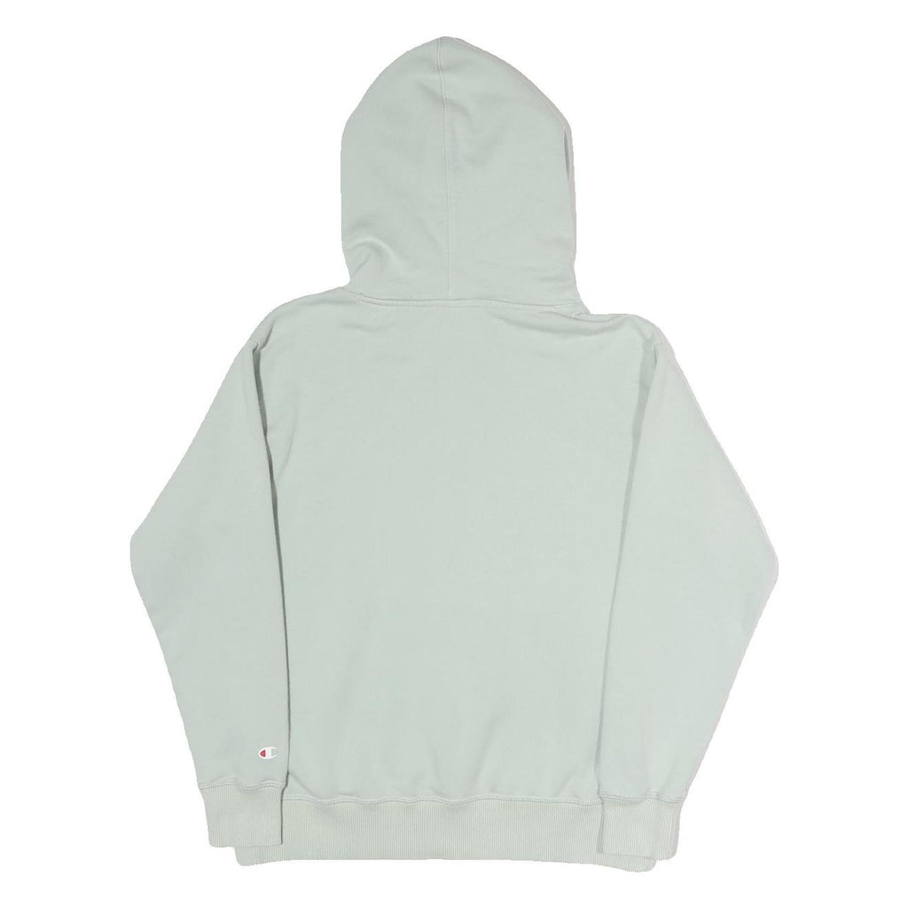 CHAMPION Womens Pale Green Hoodie XS Soft Cotton Blend Pullover Casual