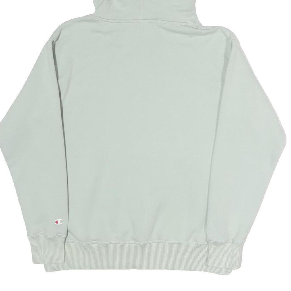 CHAMPION Womens Pale Green Hoodie XS Soft Cotton Blend Pullover Casual