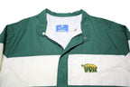 CHAMPION Mens Green & White UVM Logo Outdoor Nylon Colourblock Jacket XL Zip