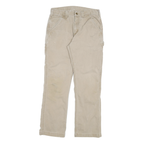 CARHARTT Mens Jeans Beige Relaxed Straight Denim Medium W30 L29 Workwear Durable