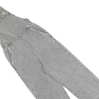 RVCA Womens Grey Cotton Blend Relaxed Fit Denim Dungarees S W28 L23 Casual Style
