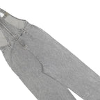 RVCA Womens Grey Cotton Blend Relaxed Fit Denim Dungarees S W28 L23 Casual Style