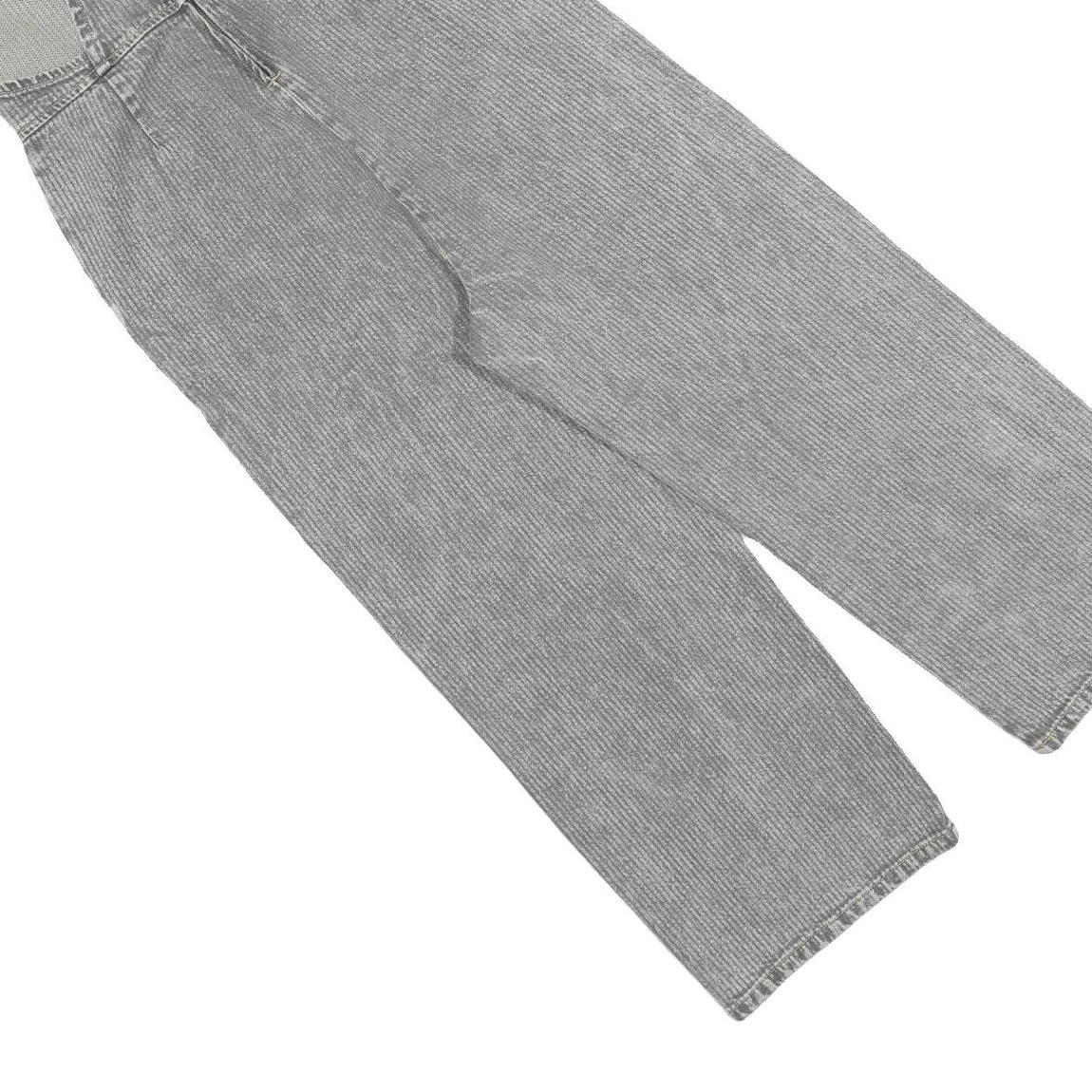 RVCA Womens Grey Cotton Blend Relaxed Fit Denim Dungarees S W28 L23 Casual Style