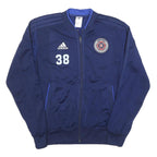 ADIDAS Mens Navy Blue Indiana Fire Juniors Jacket S Polyester Blend Zip Track