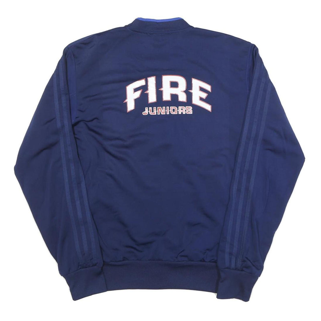 ADIDAS Mens Navy Blue Indiana Fire Juniors Jacket S Polyester Blend Zip Track
