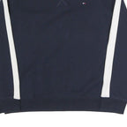TOMMY HILFIGER Womens Navy Blue Sweatshirt Crew Neck M Cotton Blend