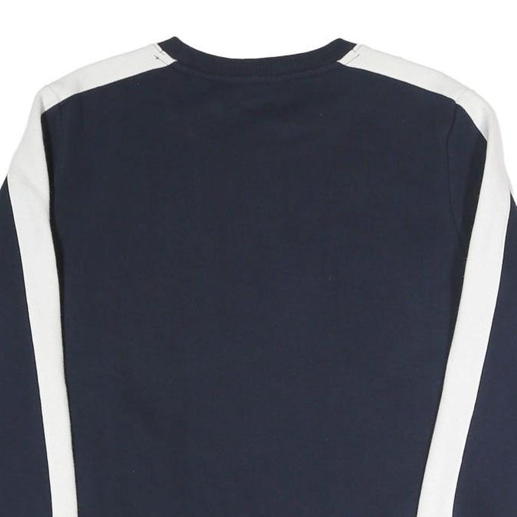 TOMMY HILFIGER Womens Navy Blue Sweatshirt Crew Neck M Cotton Blend