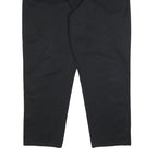 DICKIES Mens Cotton Blend Black Relaxed Trousers W42 L32 Workwear Zip Closure