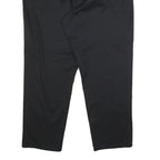 DICKIES Mens Cotton Blend Black Relaxed Trousers W42 L32 Workwear Zip Closure
