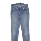 LEVI'S 535 Womens Jeans Blue Slim Skinny Denim Medium W28 L31 Zip Closure