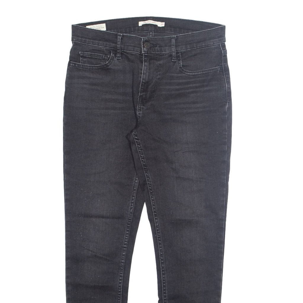 LEVI'S 710 Big E Womens Jeans Green Slim Skinny W29 L28