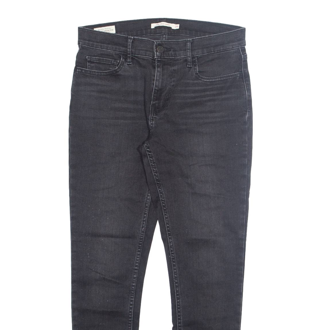 LEVI'S 710 Big E Womens Jeans Green Slim Skinny W29 L28