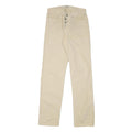 VERSACE JEANS COUTURE Womens Cotton Blend Beige Regular Straight Trousers W29