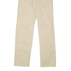 VERSACE JEANS COUTURE Womens Cotton Blend Beige Regular Straight Trousers W29