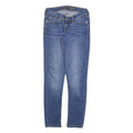 LEVI'S Womens Jeans Blue Slim Skinny Denim Medium W25 L27 Stylish Comfort Zip