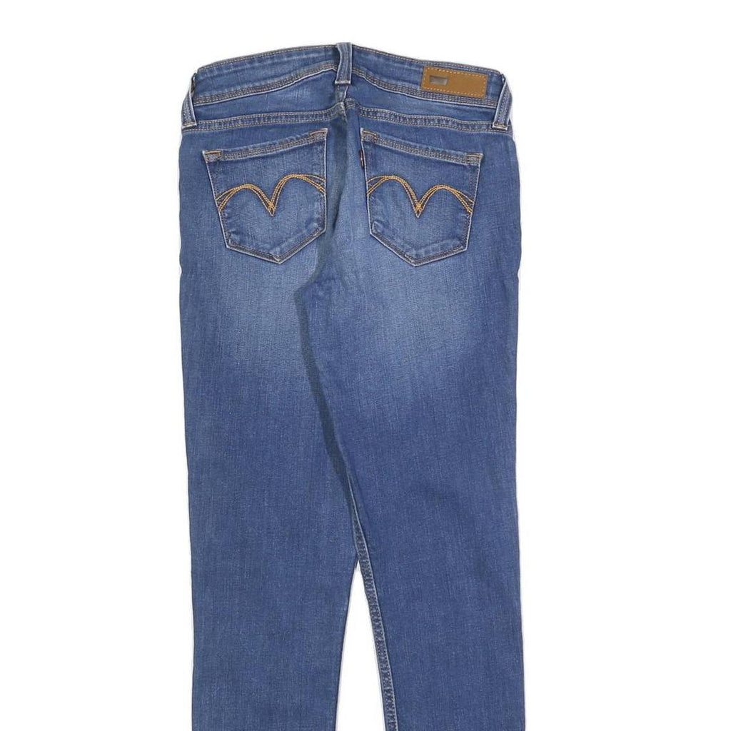 LEVI'S Womens Jeans Blue Slim Skinny Denim Medium W25 L27 Stylish Comfort Zip