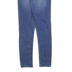 LEVI'S Womens Jeans Blue Slim Skinny Denim Medium W25 L27 Stylish Comfort Zip