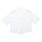 DEGRIS Womens Plain Shirt White M