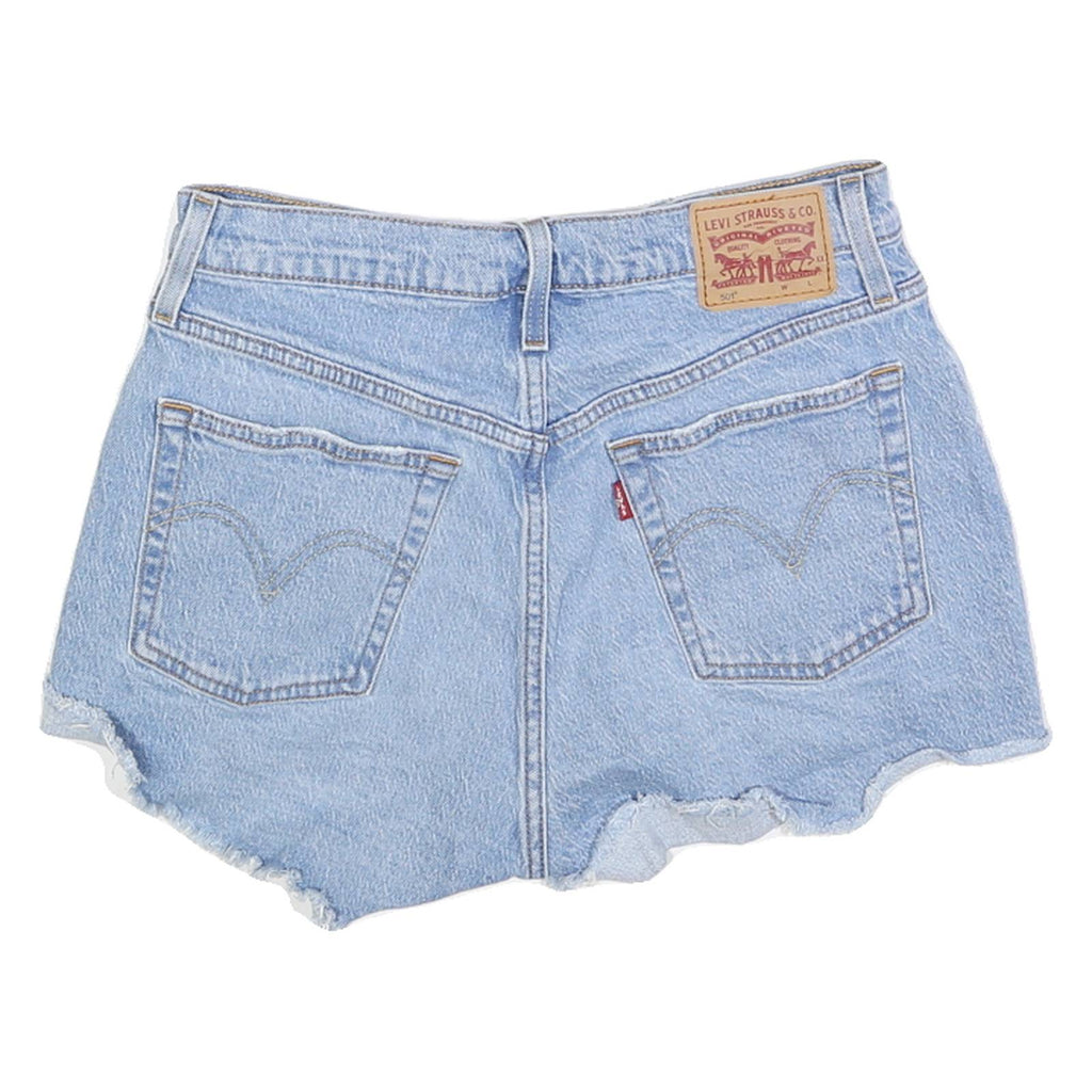 LEVI'S Womens Denim Blue Cut-Off Shorts S W29 Classic Fit Casual