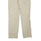 DICKIES Mens Cotton Blend Beige Regular Fit Cargo Trousers W30 L32 Workwear
