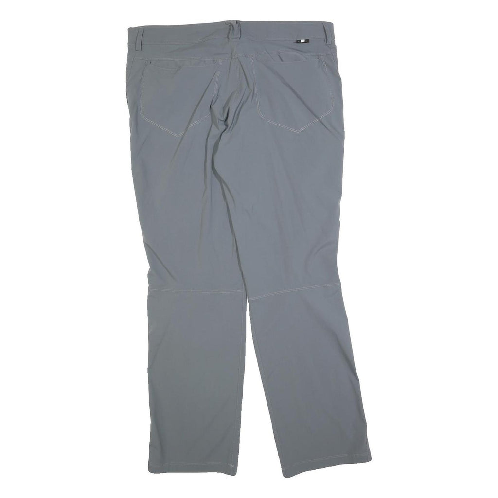 SALOMON Womens Regular Grey Polyester Blend Trousers W38 L32 Outdoor Activewear