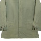 PHIST Mens Beige Cotton Blend Classic Jacket L Button Closure Corduroy Collar