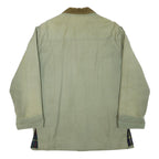 PHIST Mens Beige Cotton Blend Classic Jacket L Button Closure Corduroy Collar