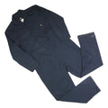 DICKIES Mens Navy Blue Dungarees Relaxed Polyester Blend XL W42 L42 Workwear