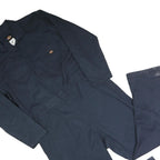 DICKIES Mens Navy Blue Dungarees Relaxed Polyester Blend XL W42 L42 Workwear