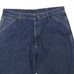 WRANGLER Mens Shorts Blue Denim Casual L W38 Workwear Cotton Blend